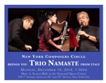 Music of Richard Brooks and Raoul Pleskow at New York Composers Circle, Dec. 10